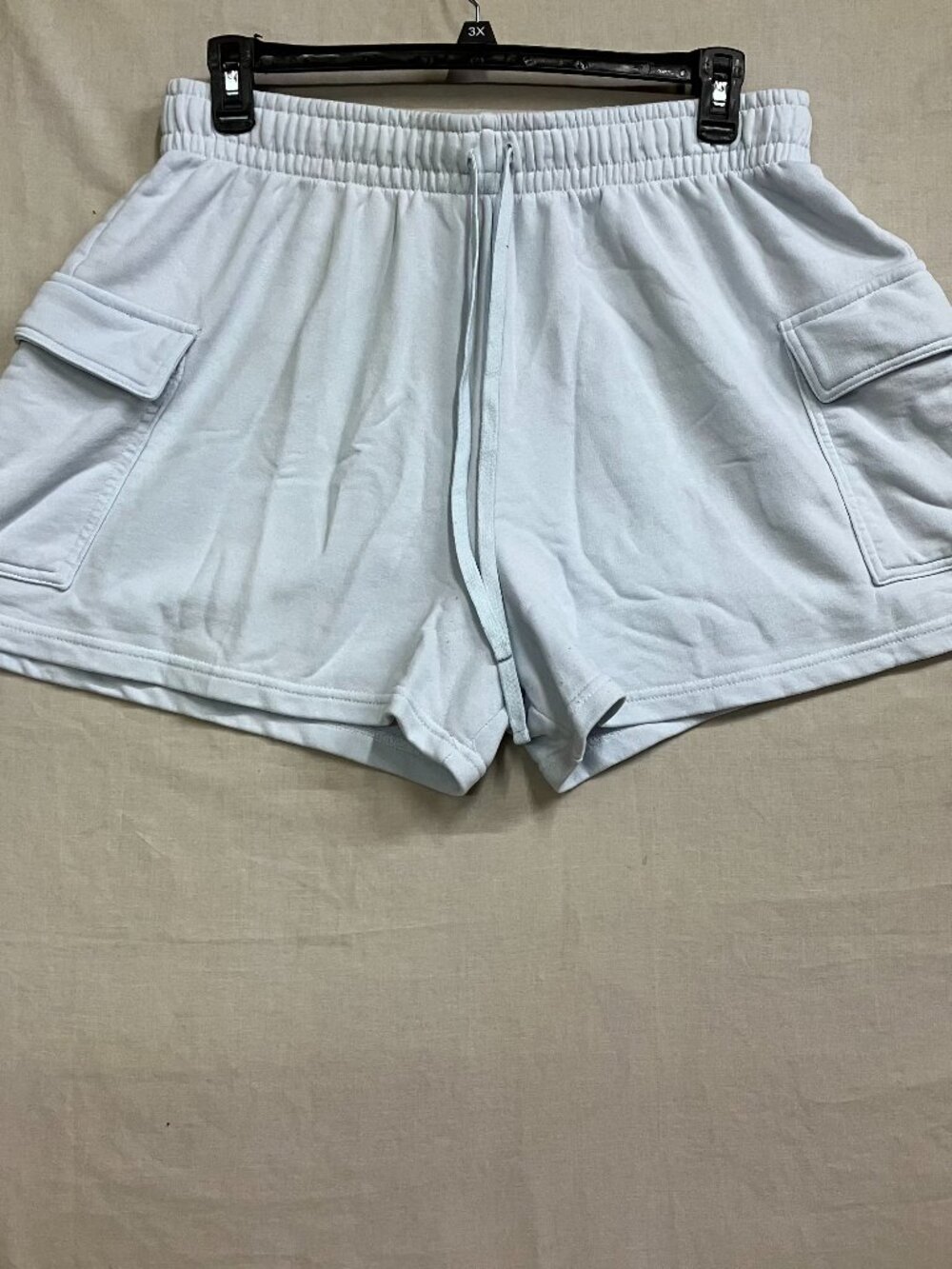Wild Fable Womens Cargo Shorts XXL White Drawstring Lounge Cotton Blend